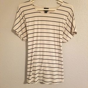 Worthington petite small striped dress blouse